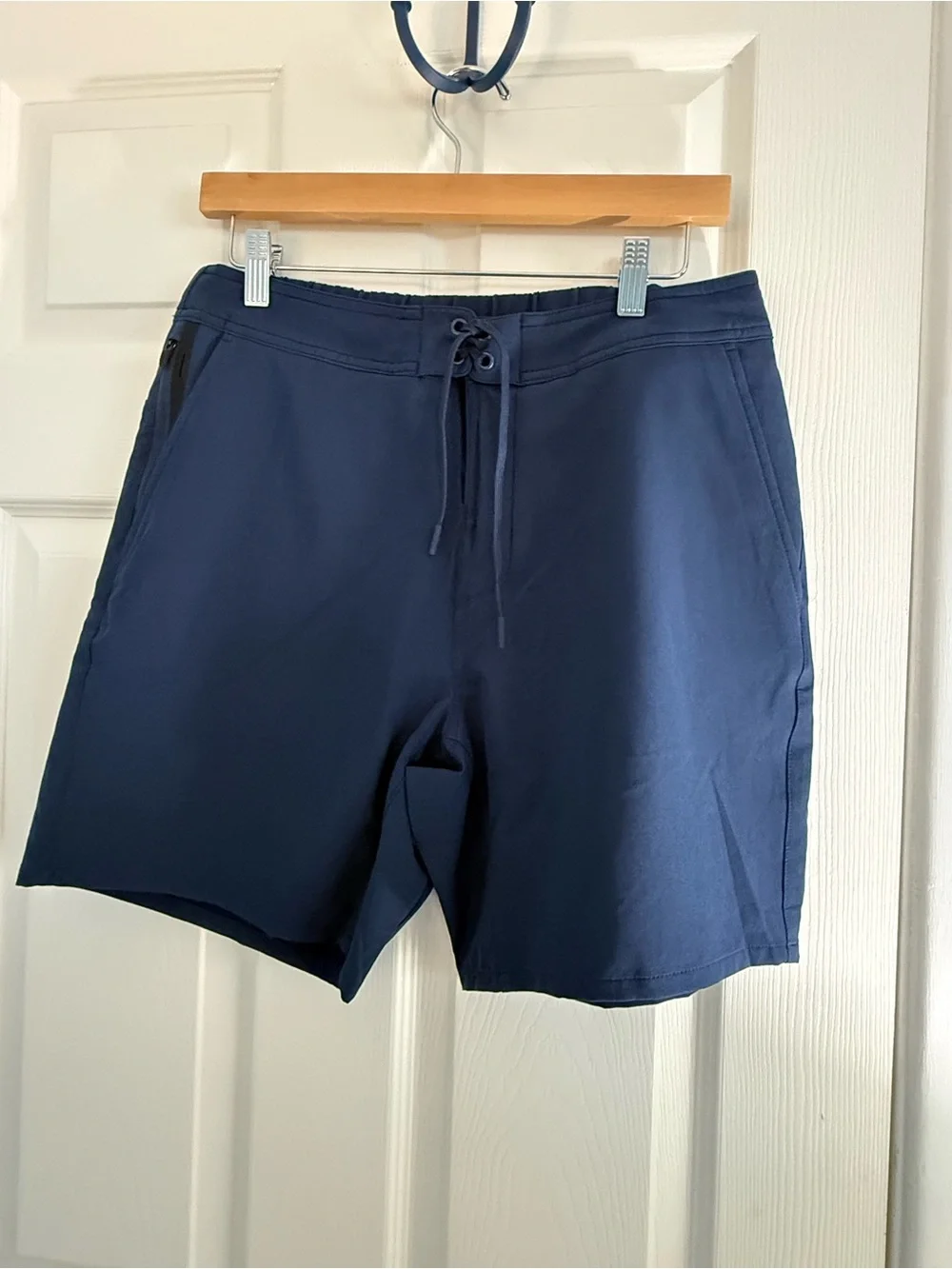 Ten Thousand Navy Athletic Shorts with Drawstring